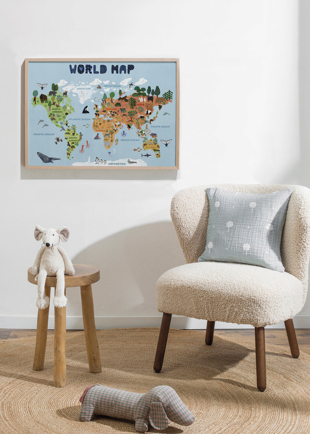 World map for kids - jotadejai