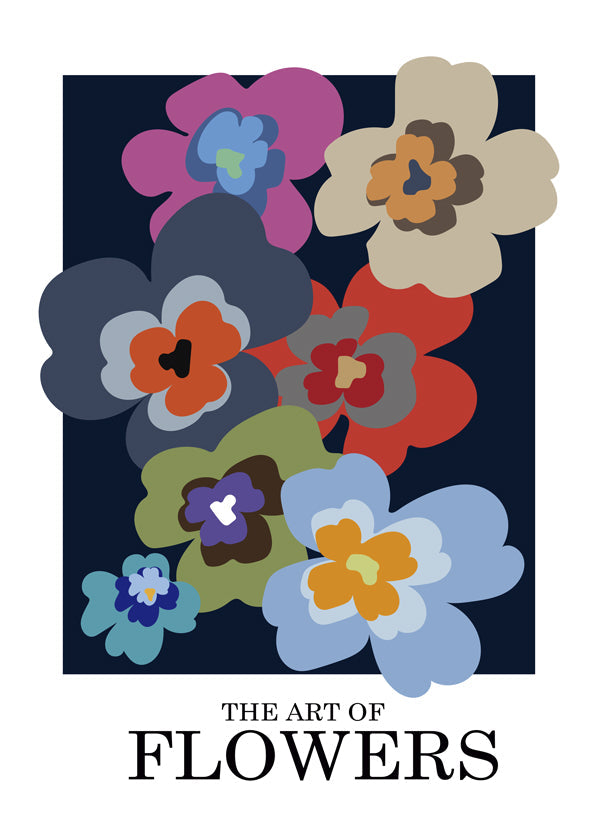The Art Of Flowers Blue - Frances Collett