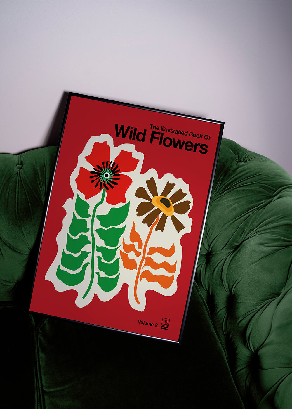 The Illustrated Book Of Wild Flowers Vol.2 Red - Frances Collett