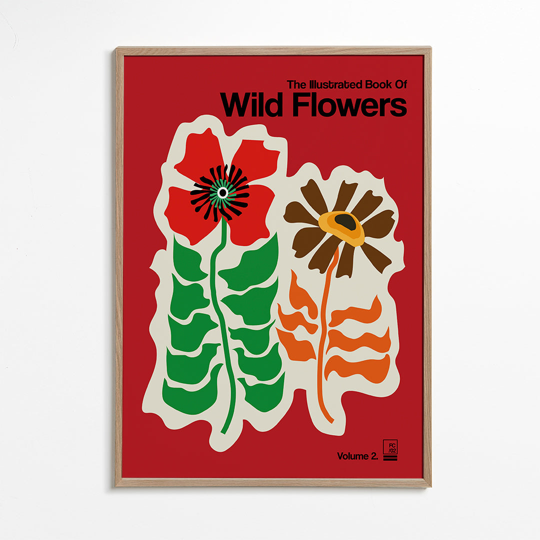 The Illustrated Book Of Wild Flowers Vol.2 Red - Frances Collett