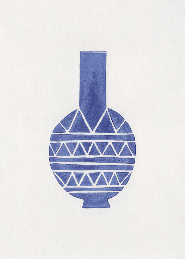 Linocut Vase #8 - Alisa Galitsyna