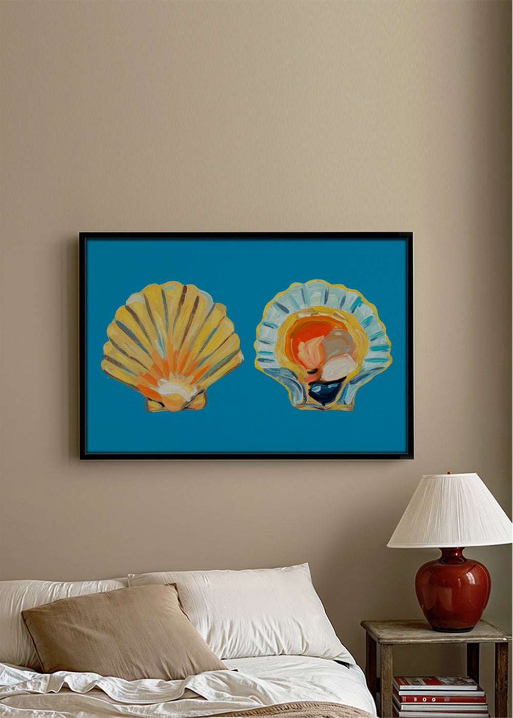 Scallops On Blue - Alice Straker