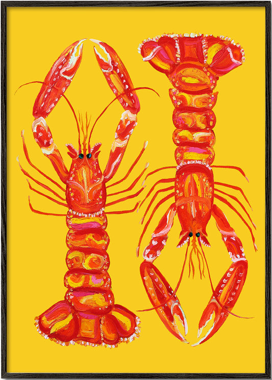 Langoustines On Yellow - Alice Straker