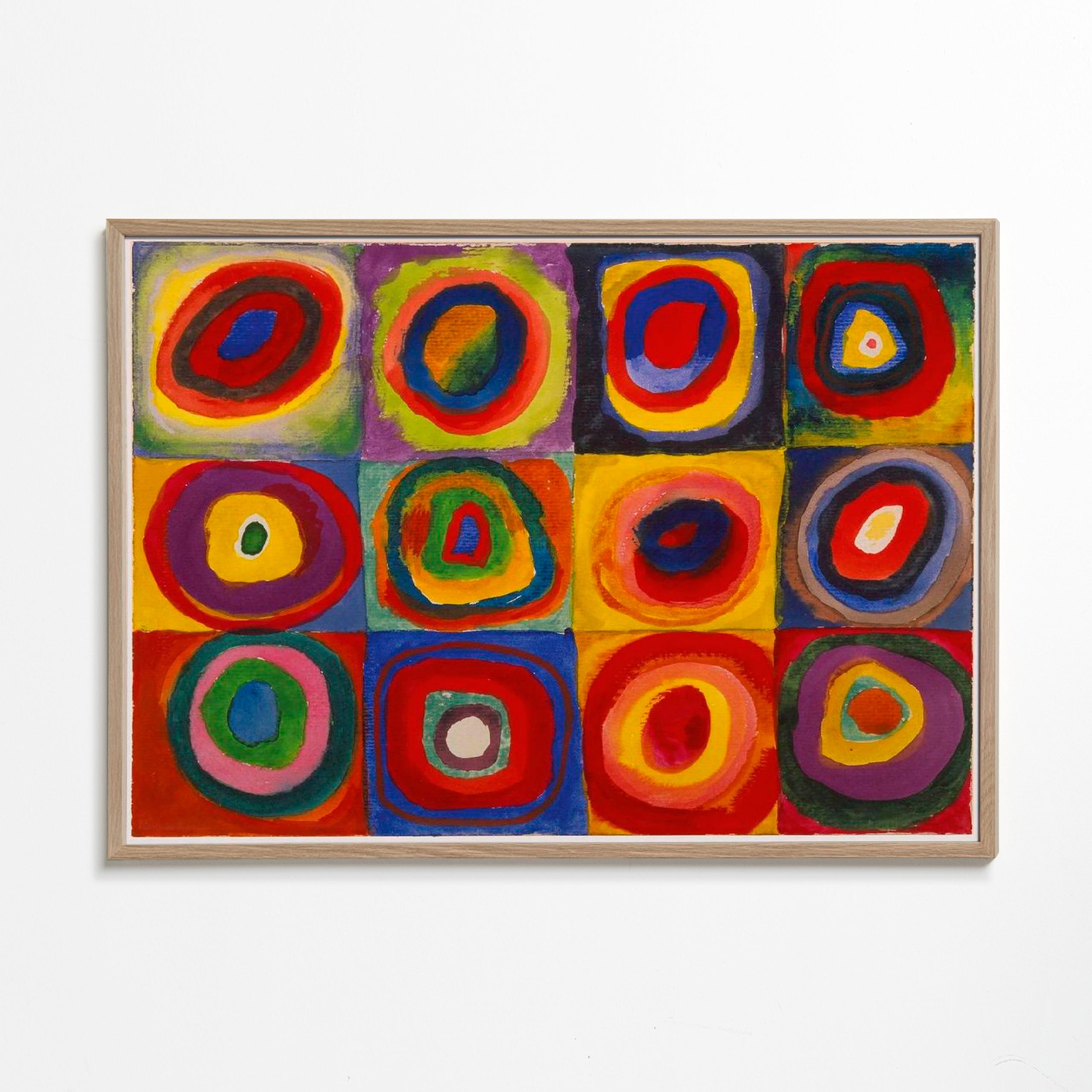 Colour Study - Squares and Concentric Rings - Vasili Kandinsky