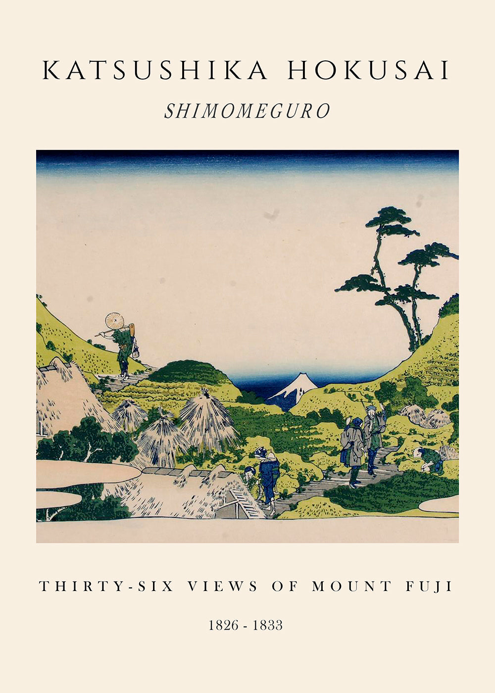 Shimomeguro Exhibition - Katsushika Hokusai