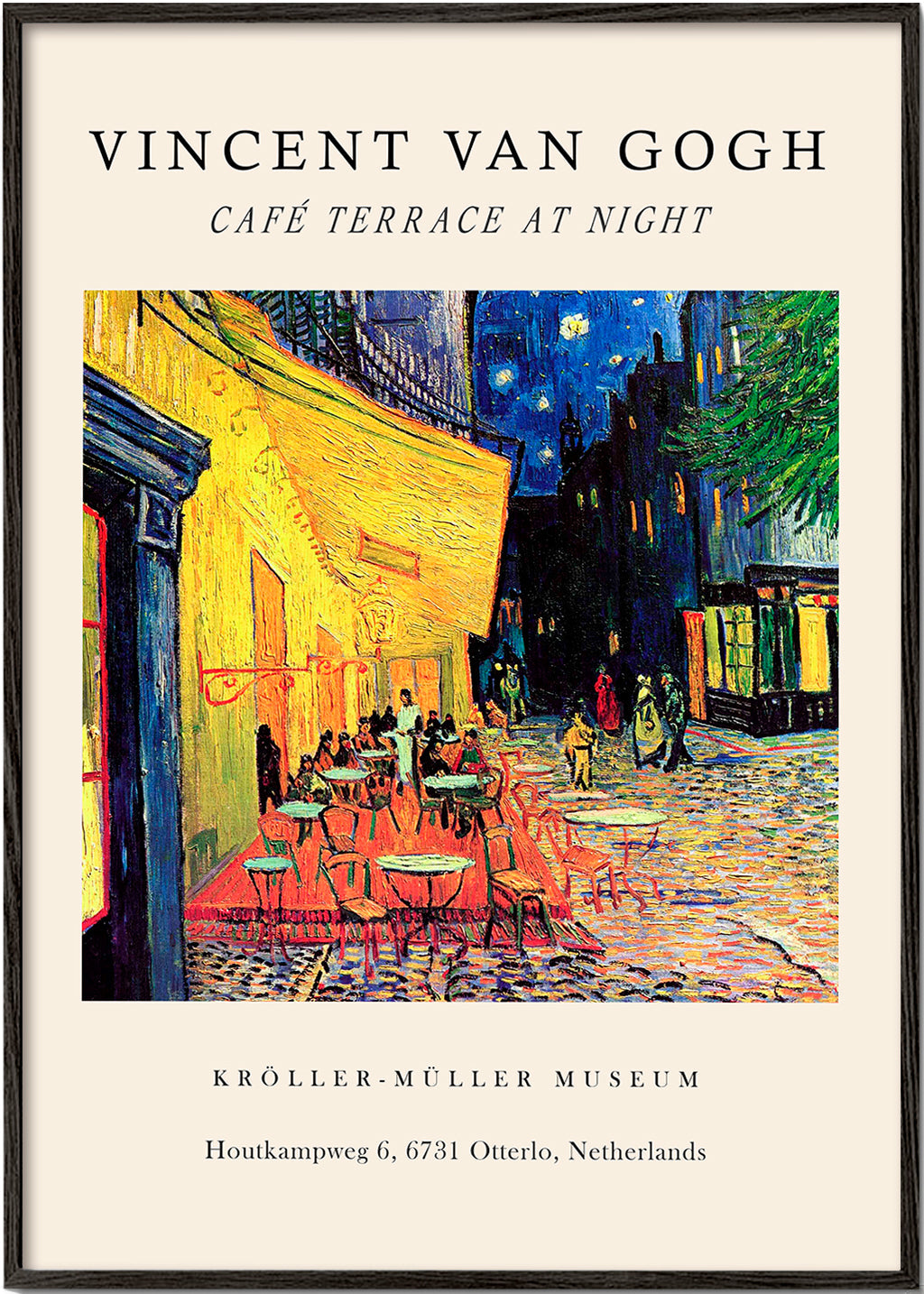 Café Terrace at Night Exhibition - Van Gogh