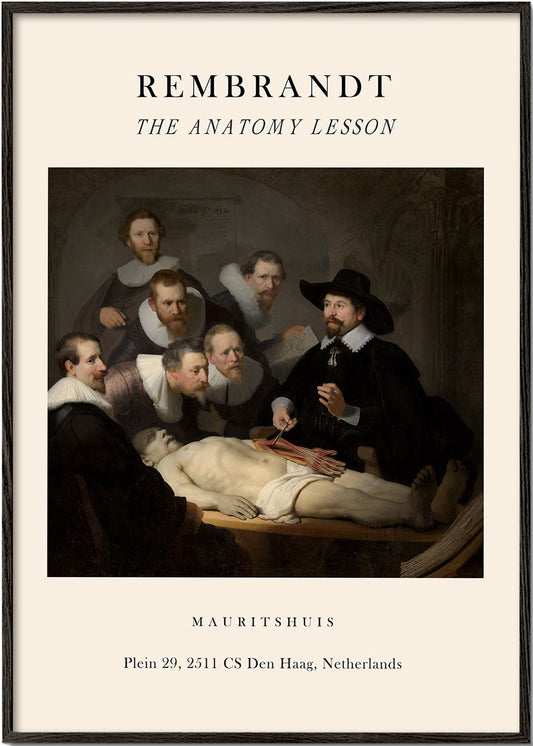 The Anatomy Lesson of Dr Nicolaes Tulp Exhibition - Rembrandt