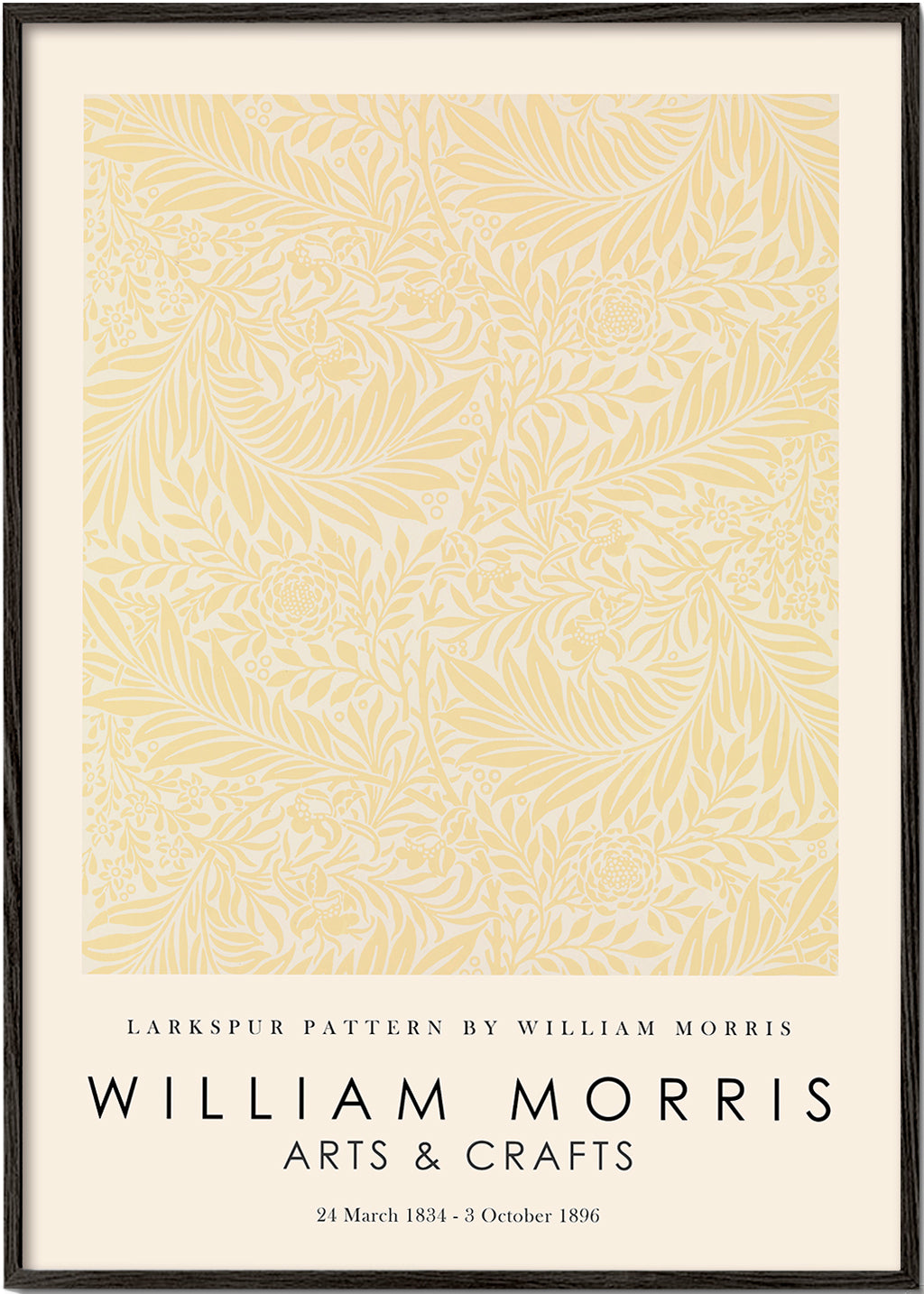 Larkspur Pattern by William Morris Exhibition