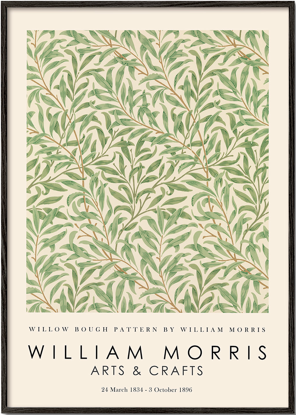 Willow Bough Pattern by William Morris Exhibition