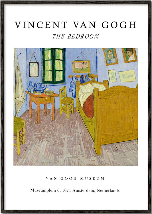 Van Gogh's Bedroom in Arles Exhibition White - Van Gogh