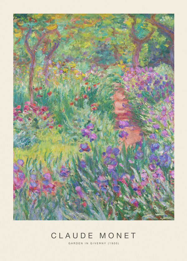 Garden in Giverny (Special Edition) - Claude Monet