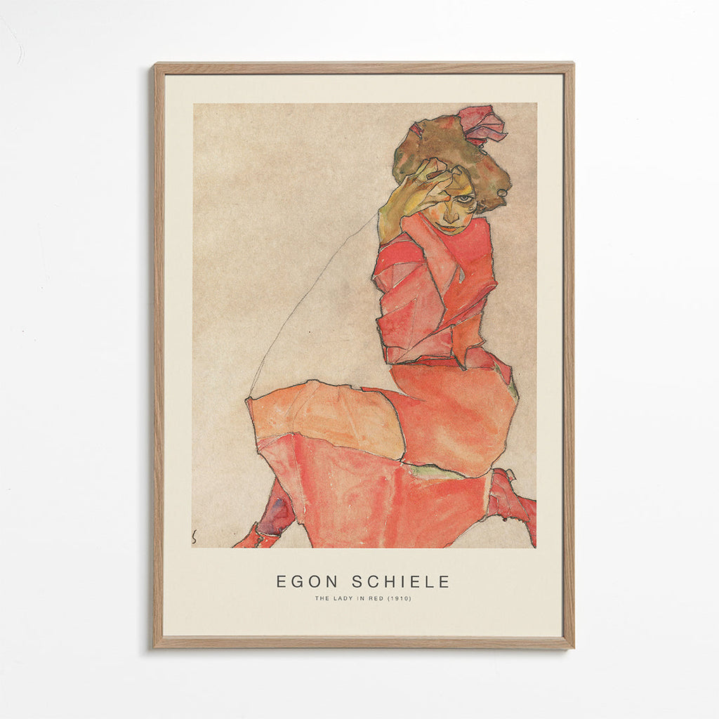 The Lady in Red (Special Edition) - Egon Schiele