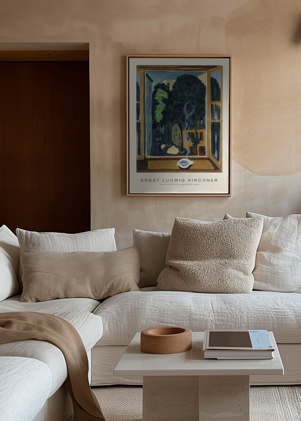 Sun Shining in the Courtyard (Special Edition) - Ernst Ludwig Kirchner