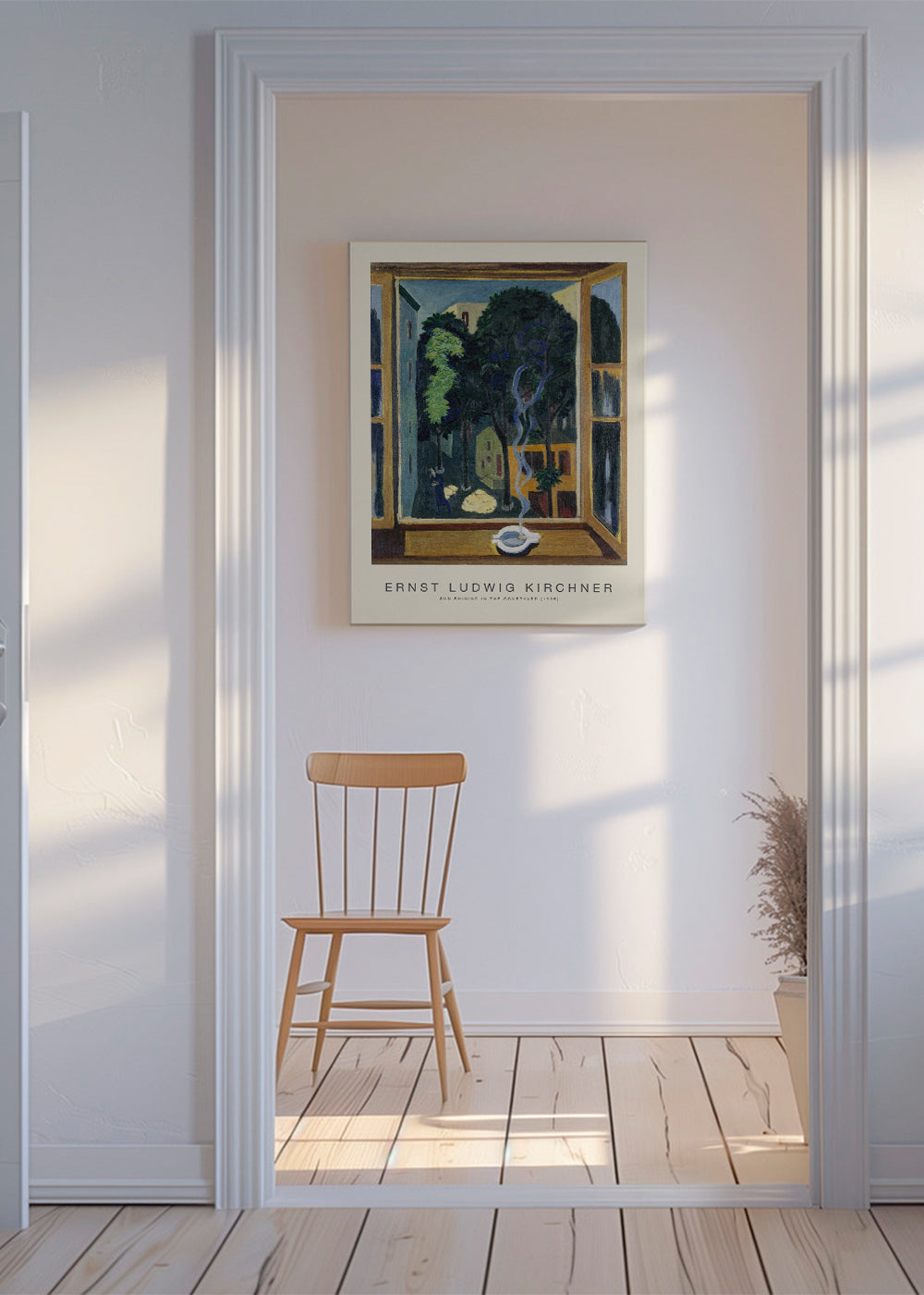 Sun Shining in the Courtyard (Special Edition) - Ernst Ludwig Kirchner