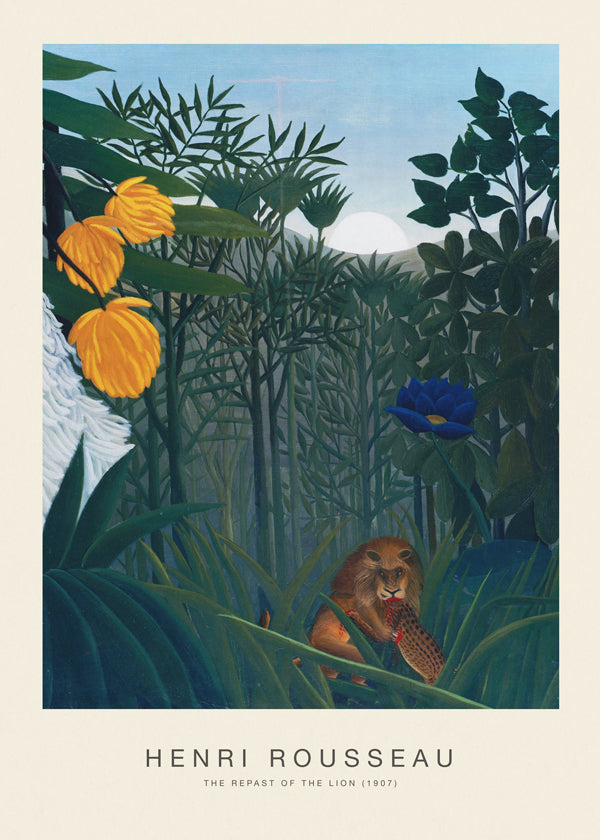 The Repast of the Lion (Special Edition) - Henri Rousseau