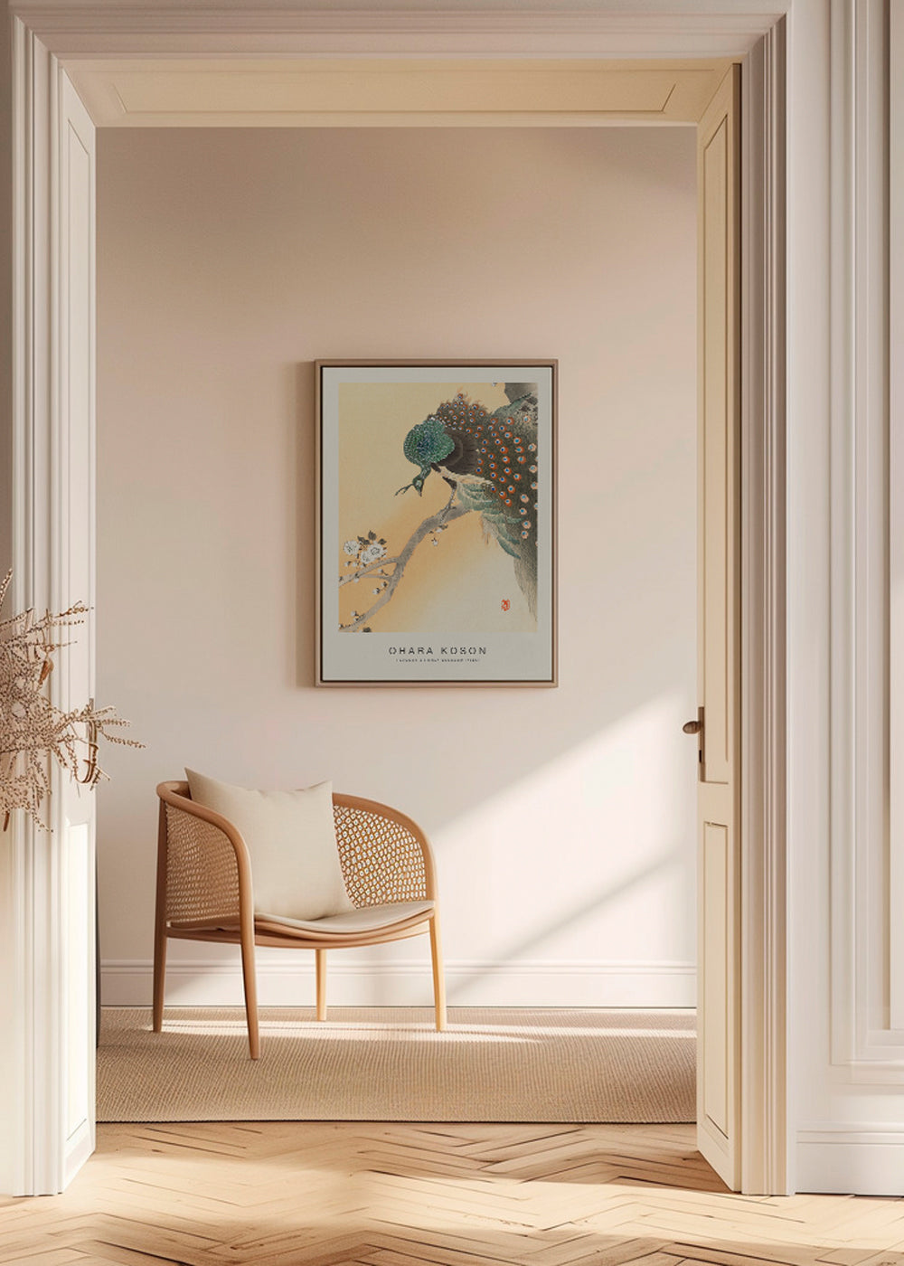 Peacock & Honey Blossom (Special Edition) - Ohara Koson