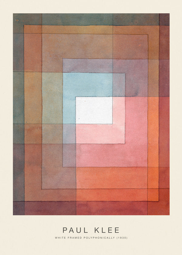 White Framed Polyphonically (Special Edition) - Paul Klee