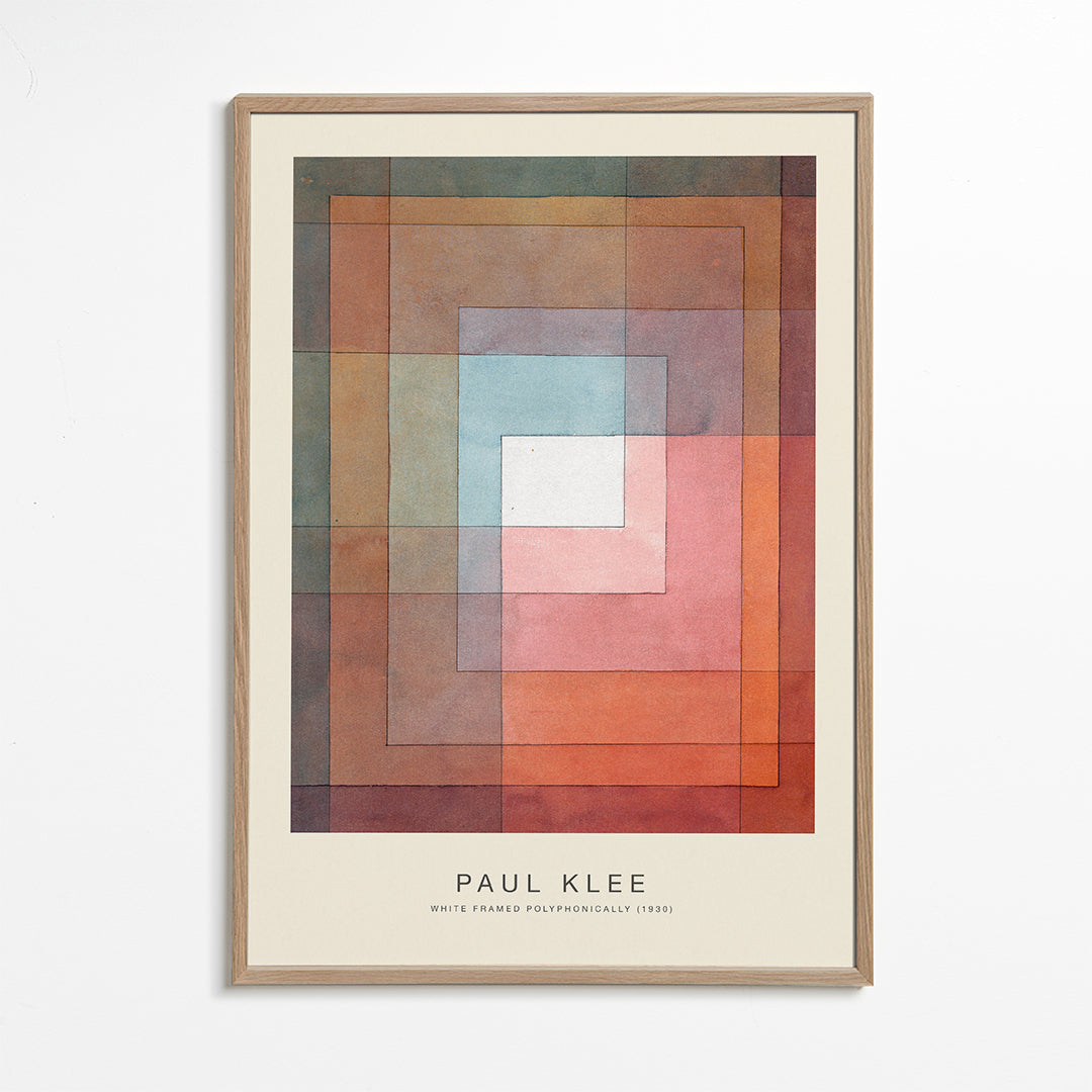 White Framed Polyphonically (Special Edition) - Paul Klee