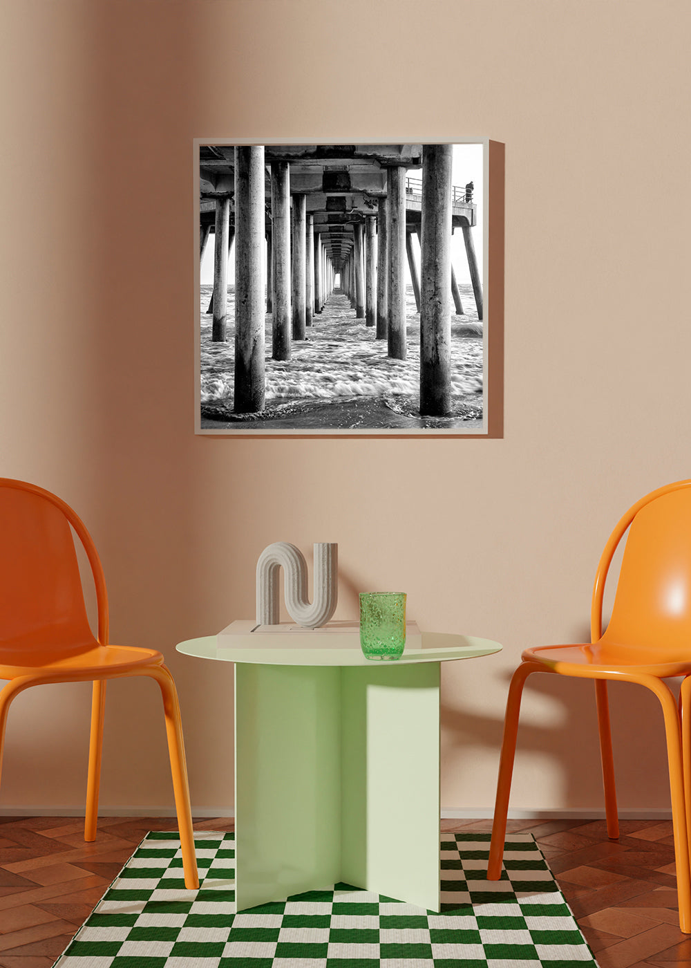 Black California - Underneath Huntington Beach Pier II