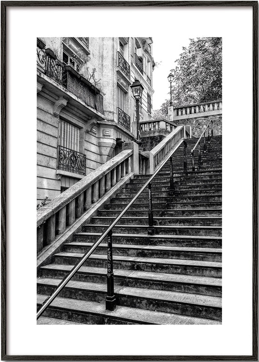 Black Montmartre - Parisian Stair Railing