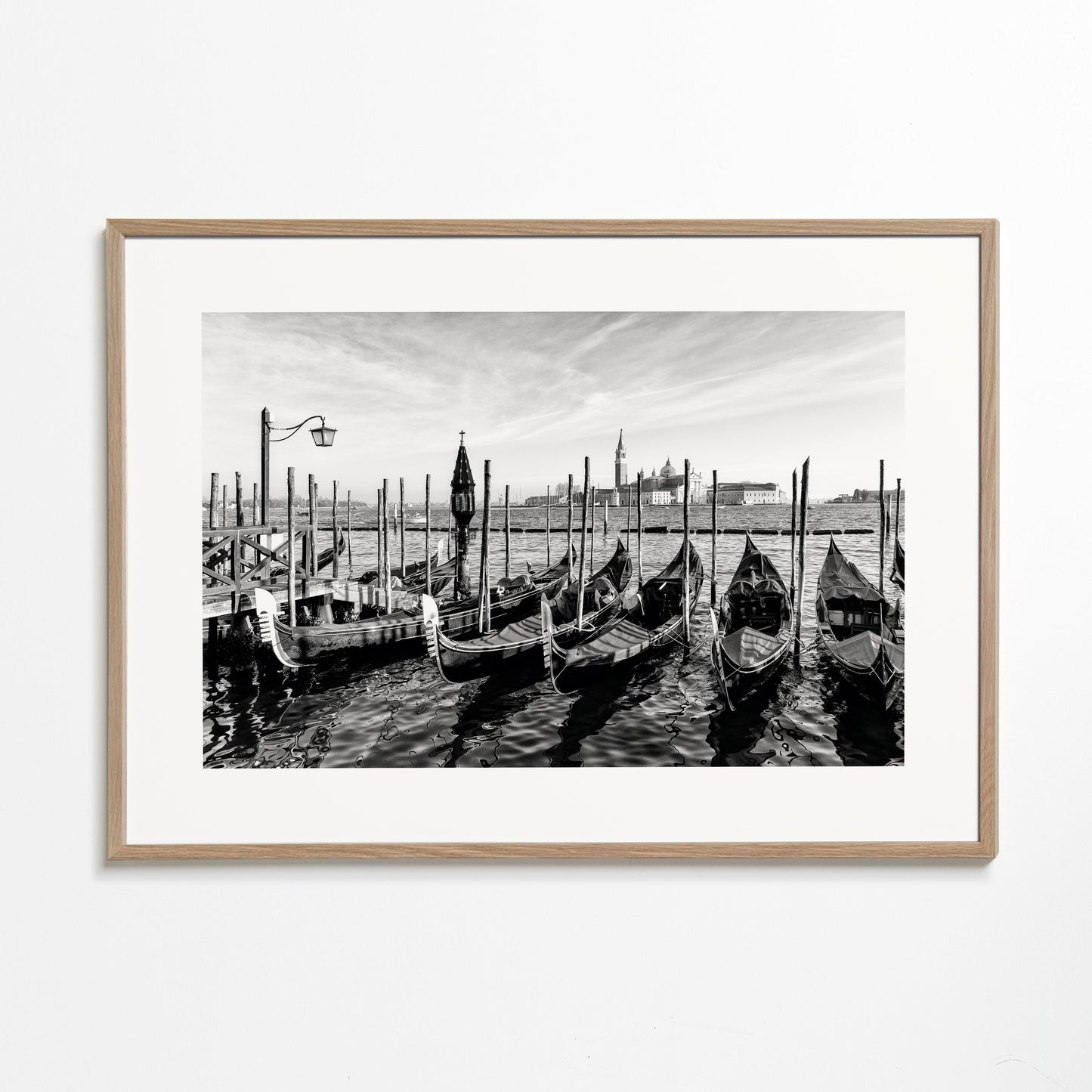 Black Venice - Gondolas for San Giorgio Maggiore