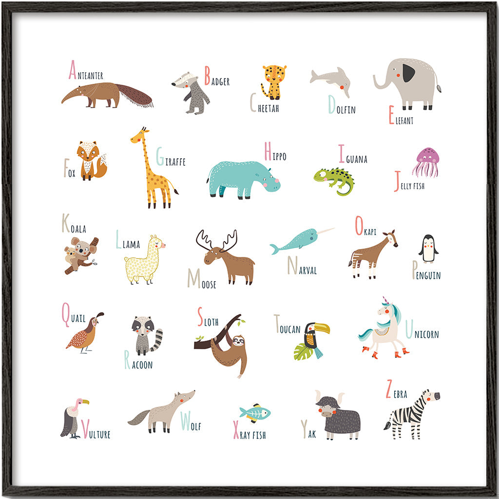 Alphabet Animals (English)