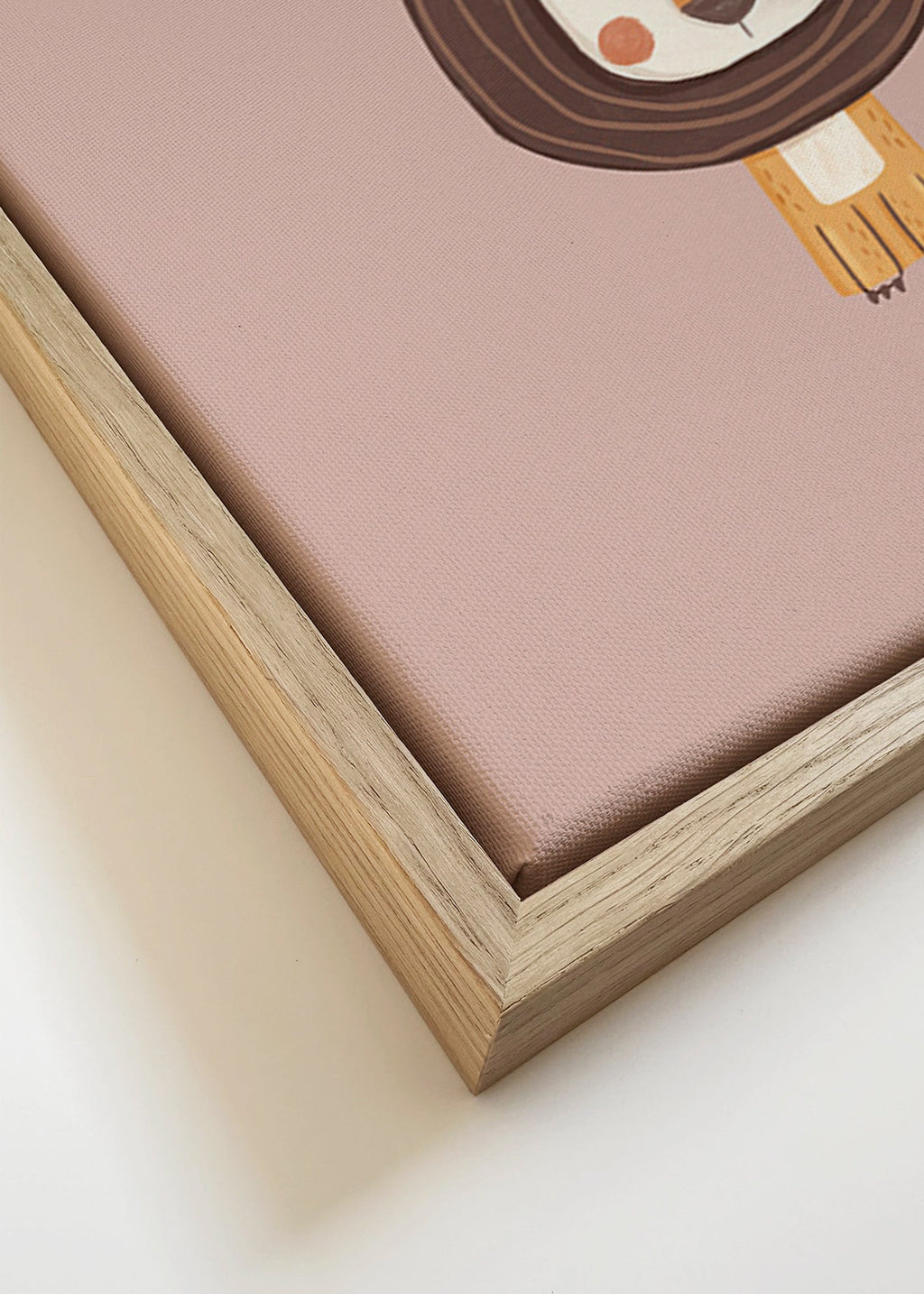 Children's print: minimalist lion