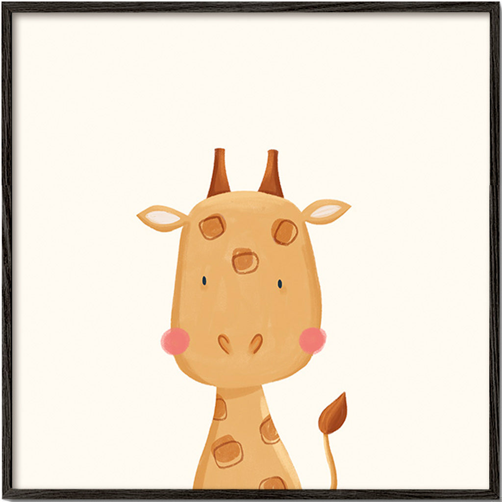 Children's print: sweet giraffe