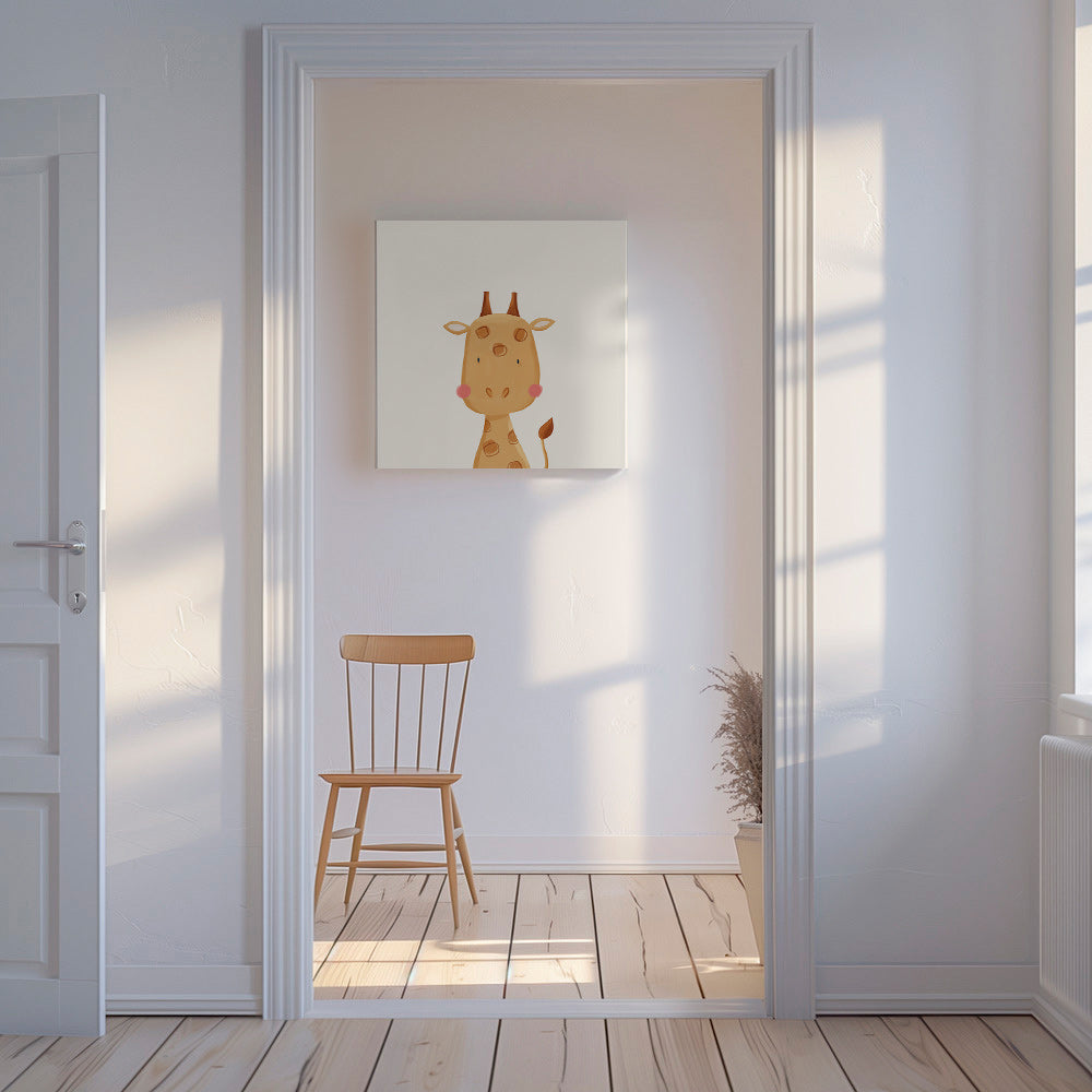 Children's print: sweet giraffe
