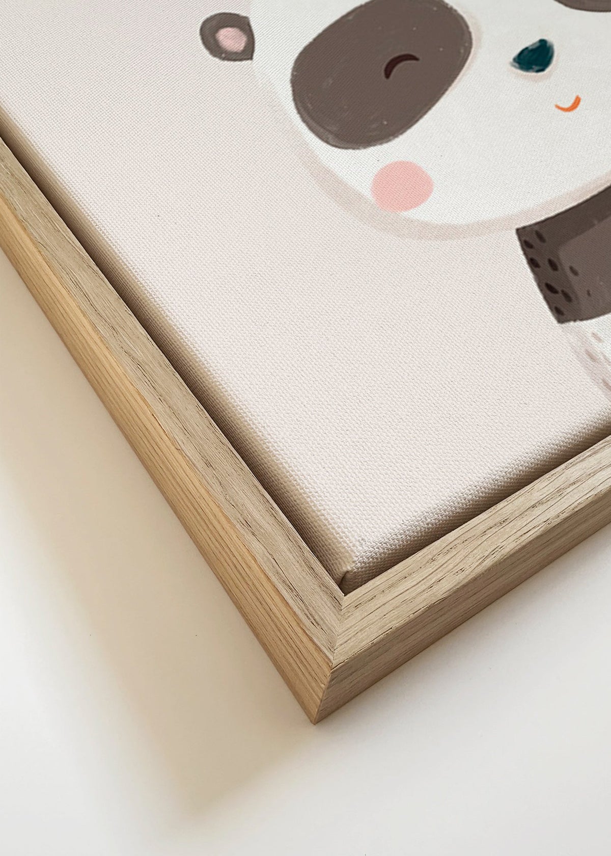 Children's print sweet panda illustration