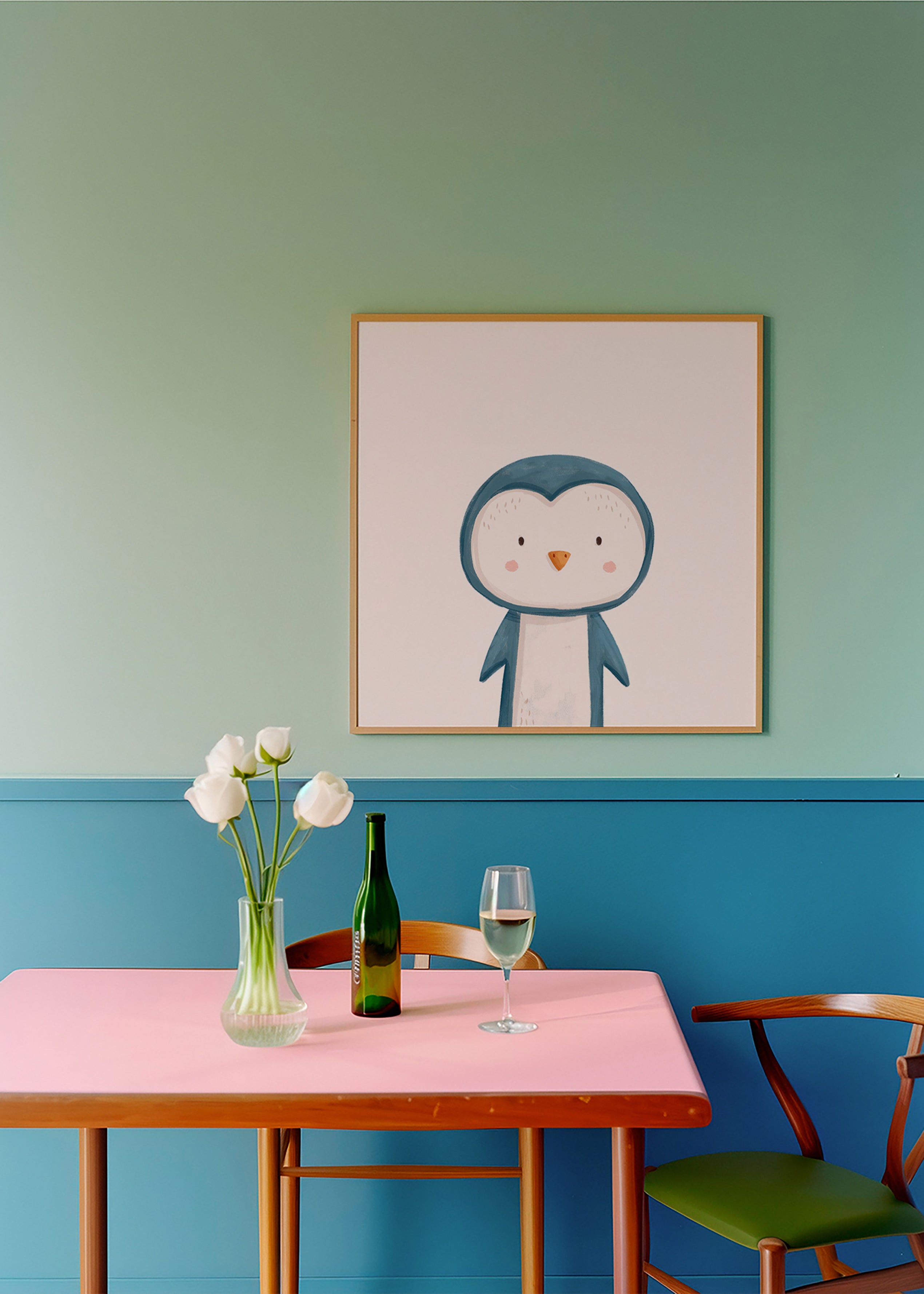 Penguin illustration artwork