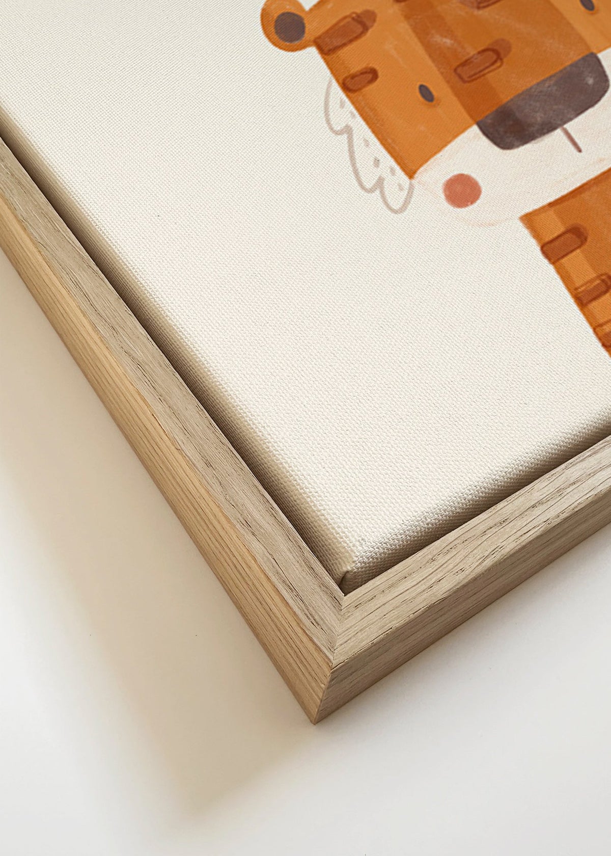 Children's print: playful tiger
