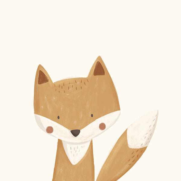 Cute fox illustration