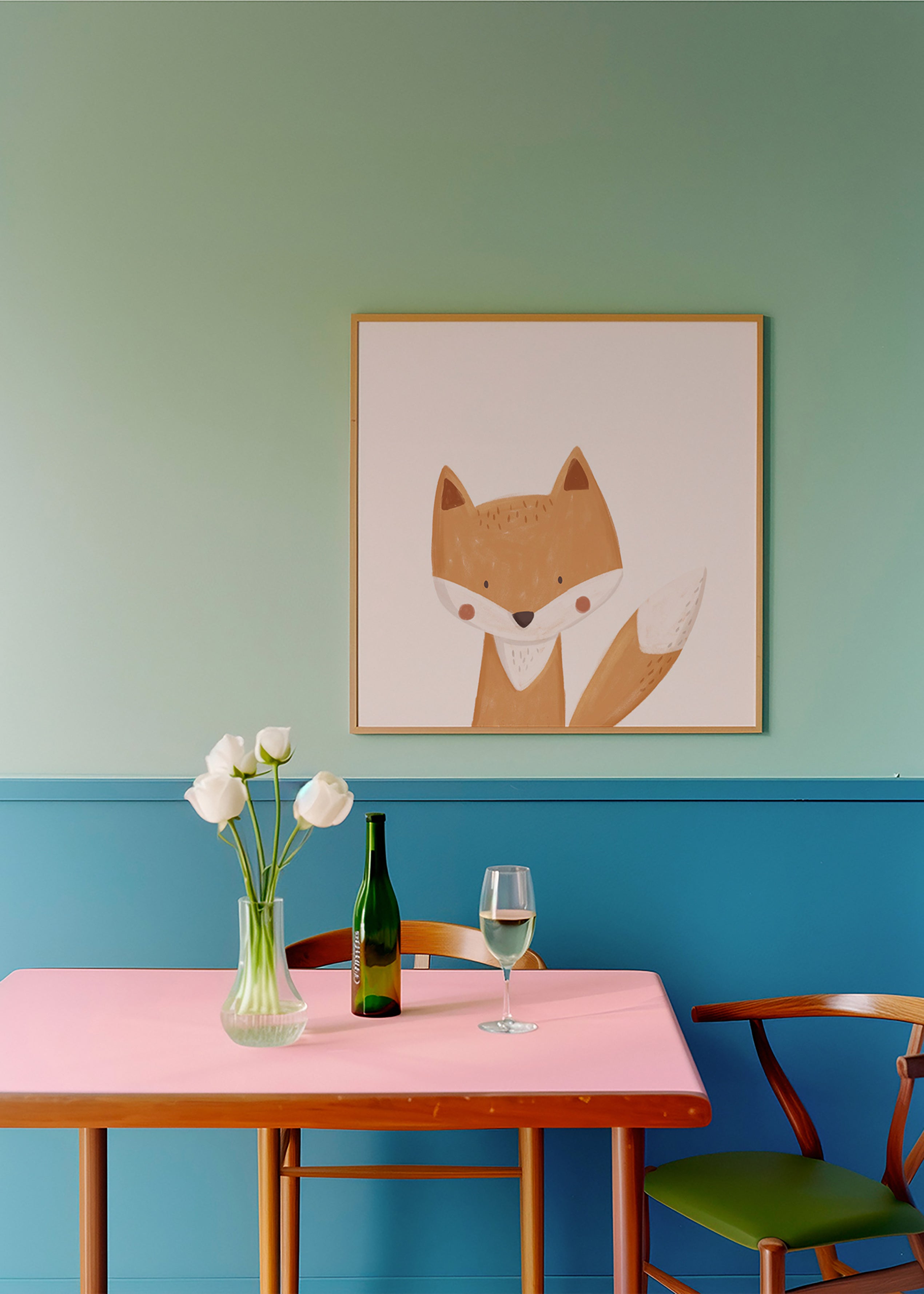 Cute fox illustration