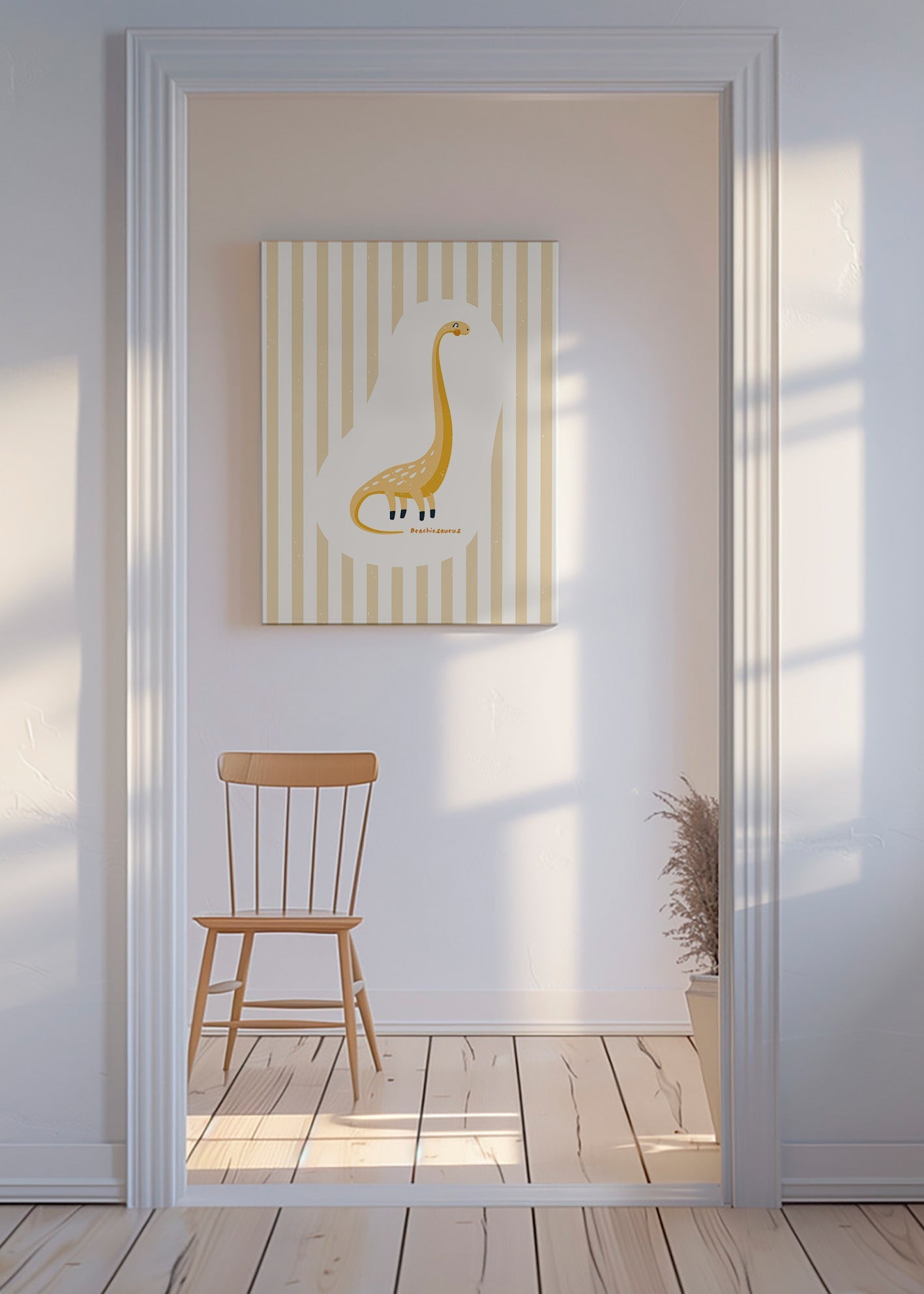 Kids print Dino Brachiosaurus