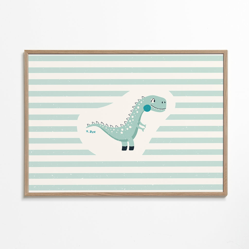 Children's print T-Rex playful