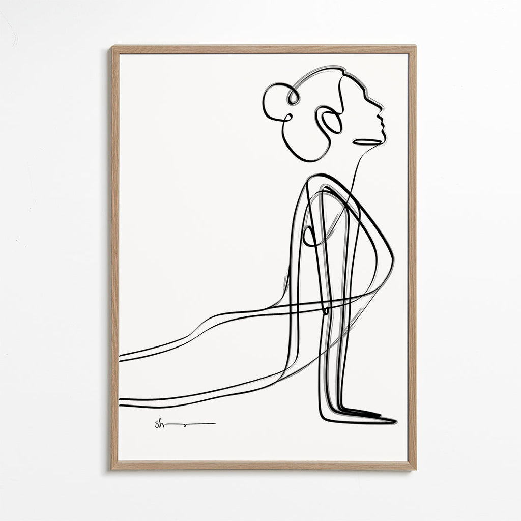 Cobra Pose - Abstract