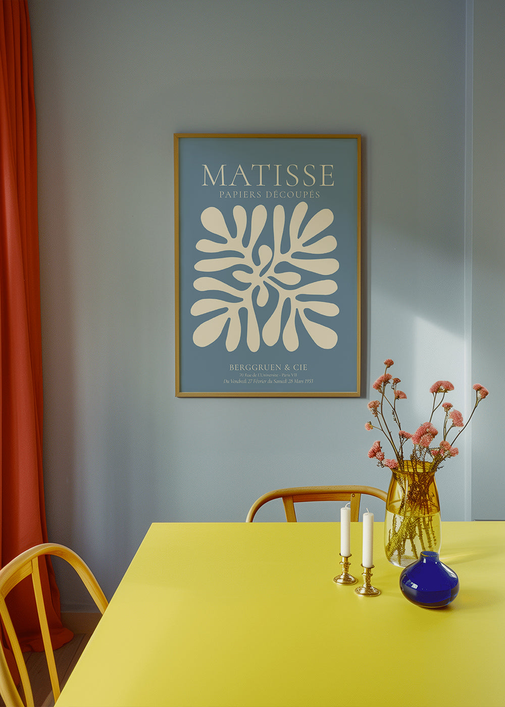 Henri Matisse BLUE papiers decoupes I