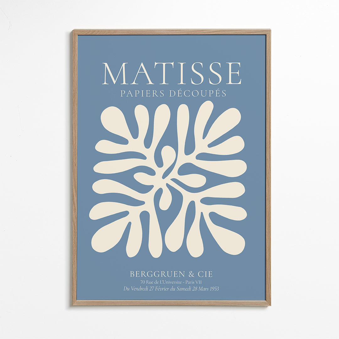 Henri Matisse BLUE papiers decoupes I