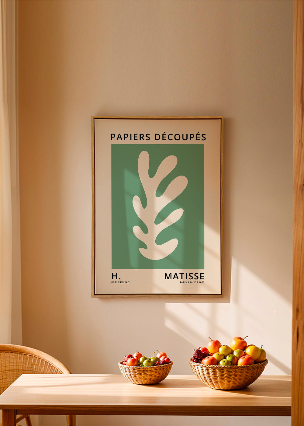 Henri Matisse GREEN papiers decoupes I