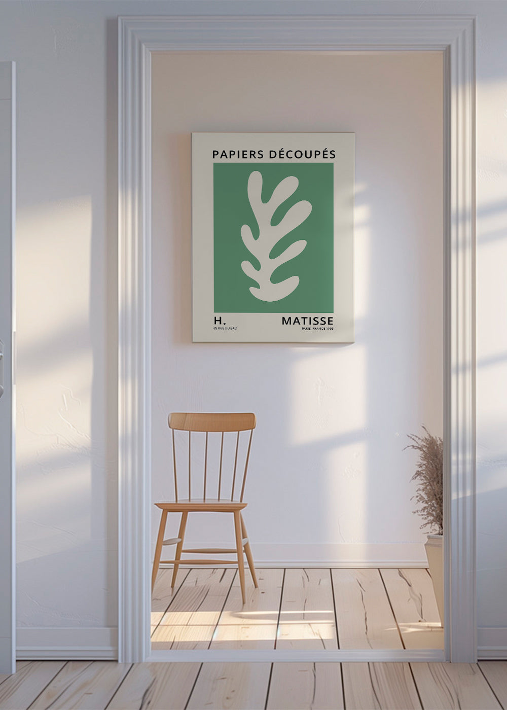 Henri Matisse GREEN papiers decoupes I