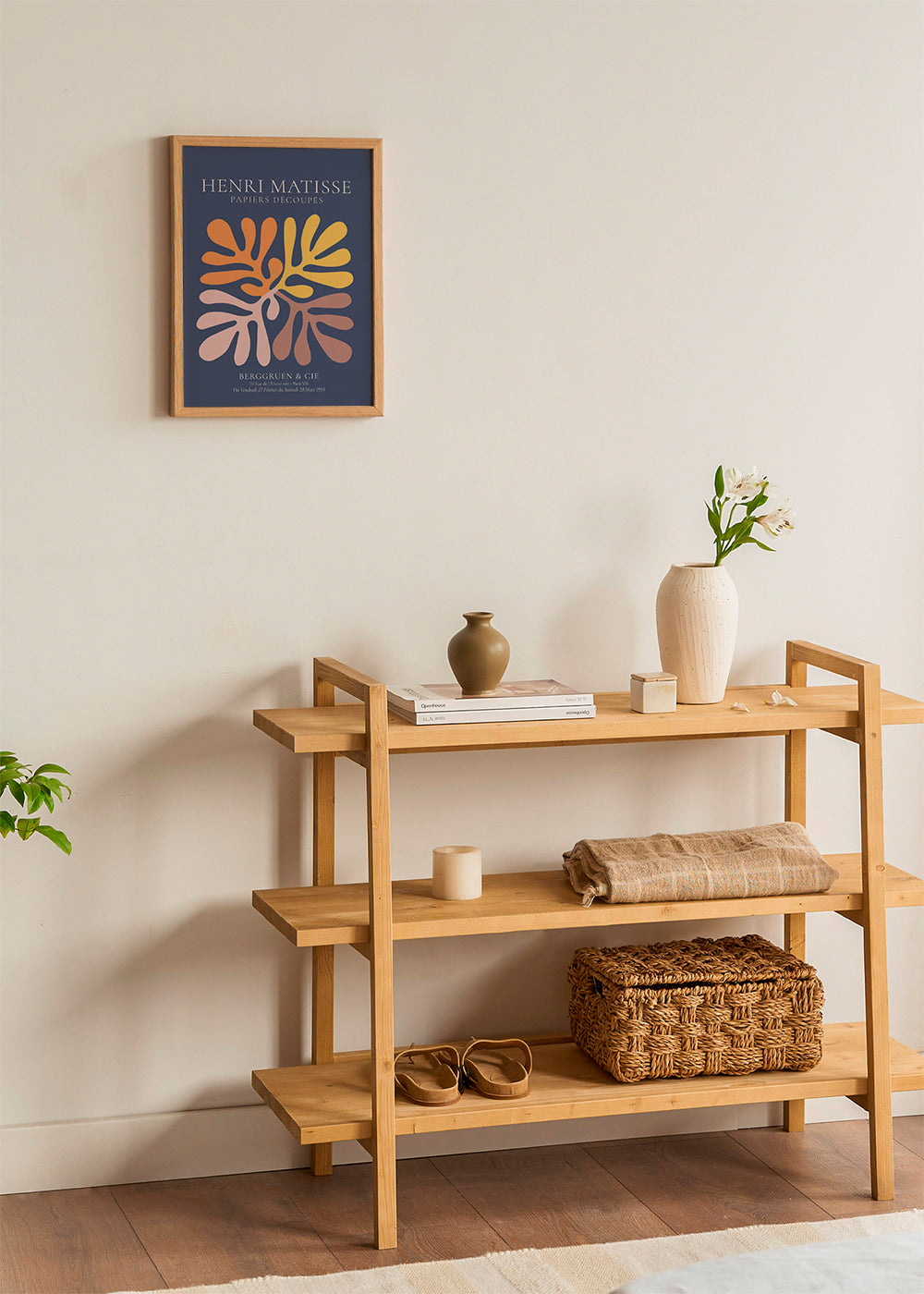 Henri Matisse NAVY papiers decoupes I