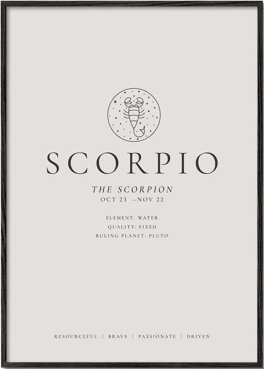 SCORPIO zodiac personality traits I