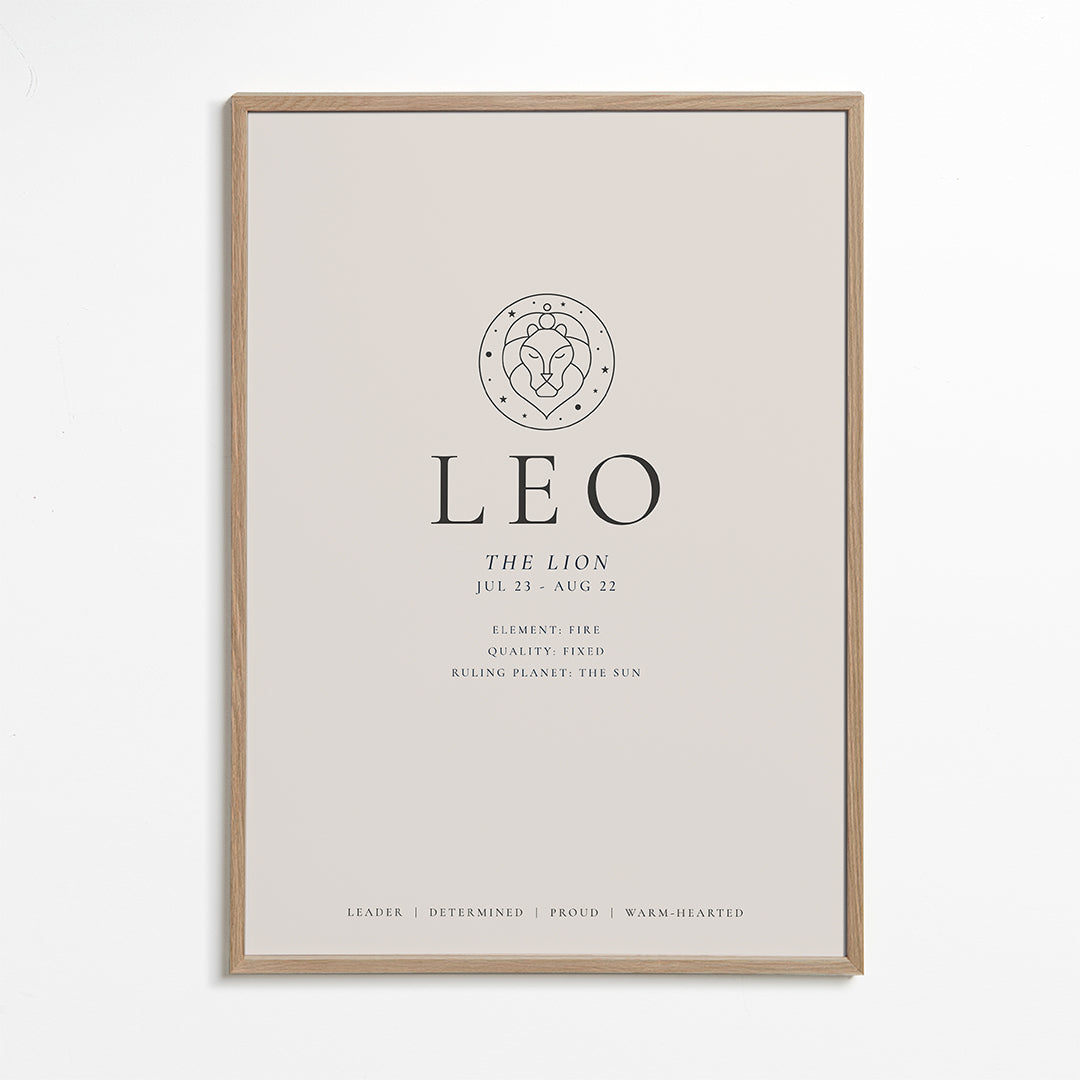 LEO zodiac personality traits I