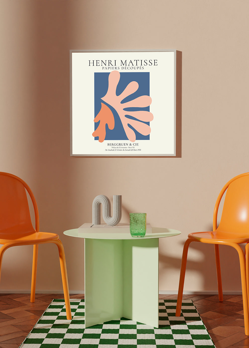 Henri Matisse PINK papiers decoupes II