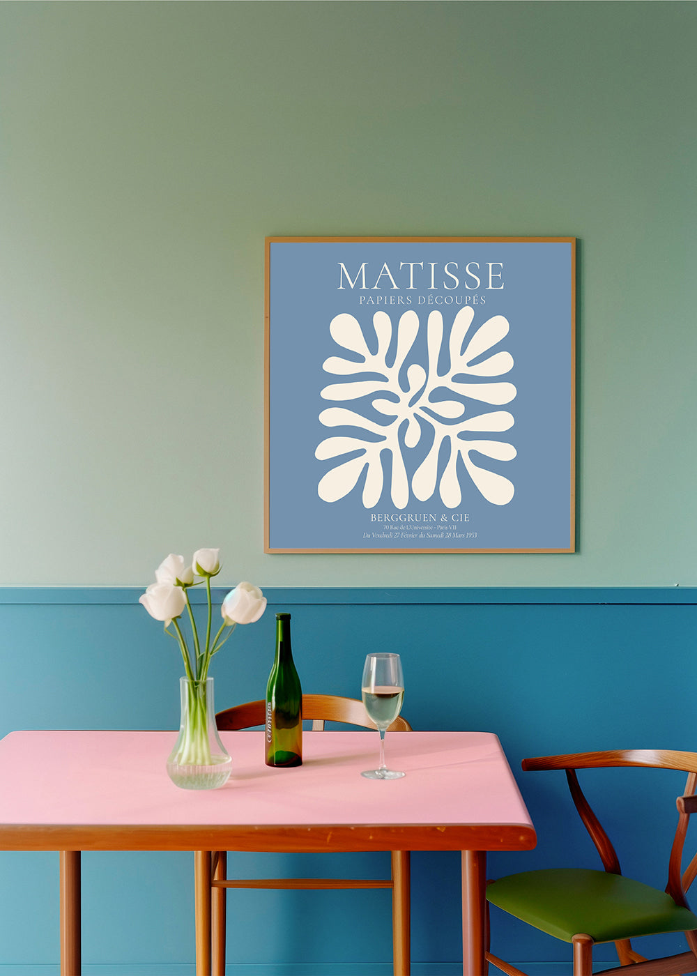 Henri Matisse BLUE papiers decoupes II