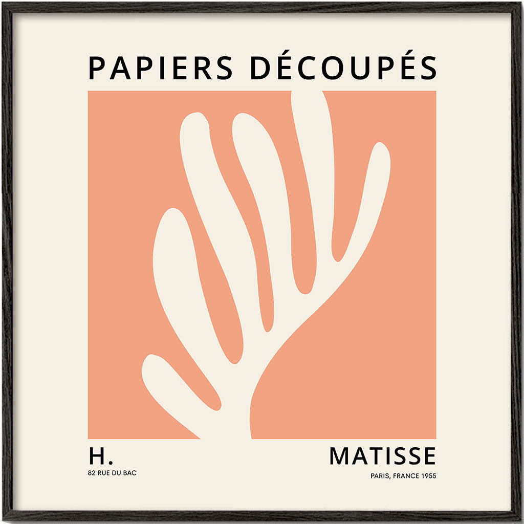 Henri Matisse ORANGE papiers decoupes II