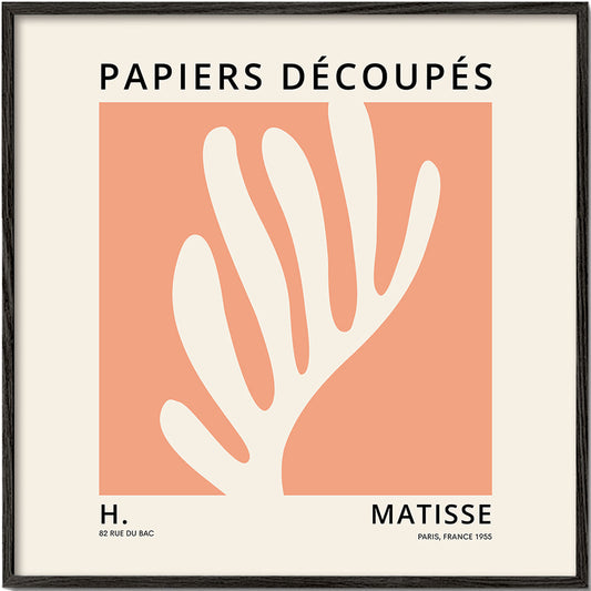 Henri Matisse ORANGE papiers decoupes II