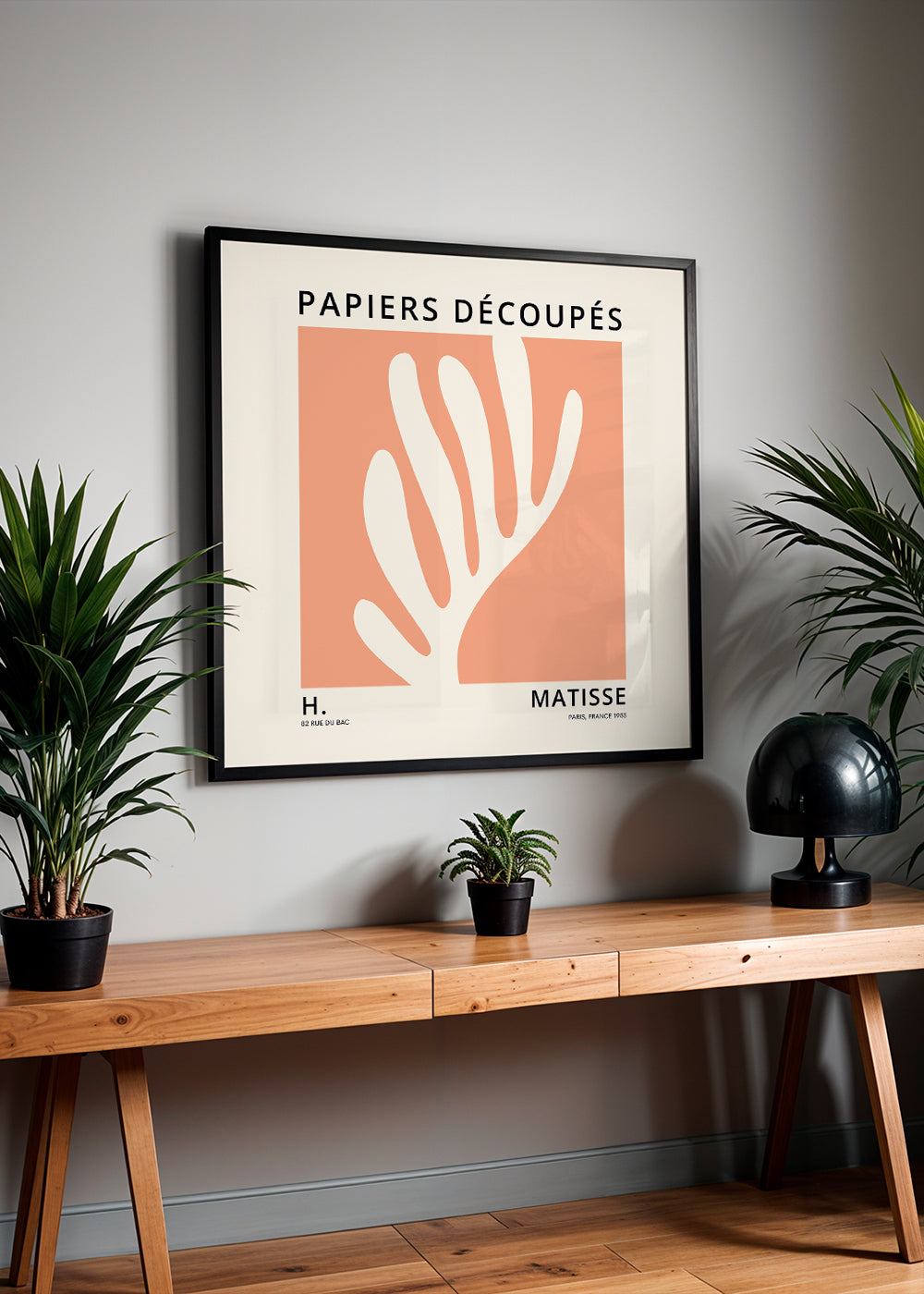 Henri Matisse ORANGE papiers decoupes II