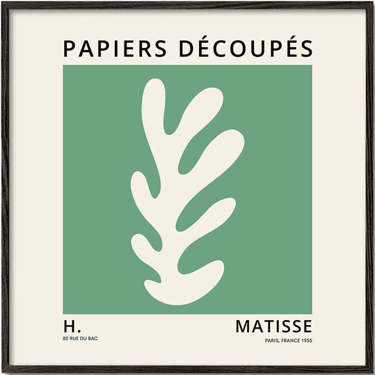 Henri Matisse GREEN papiers decoupes II